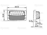 Faro trabajo LED 5400 Lumens 10-30V