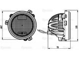 Faro trabajo LED 4800 Lumens 10-30V